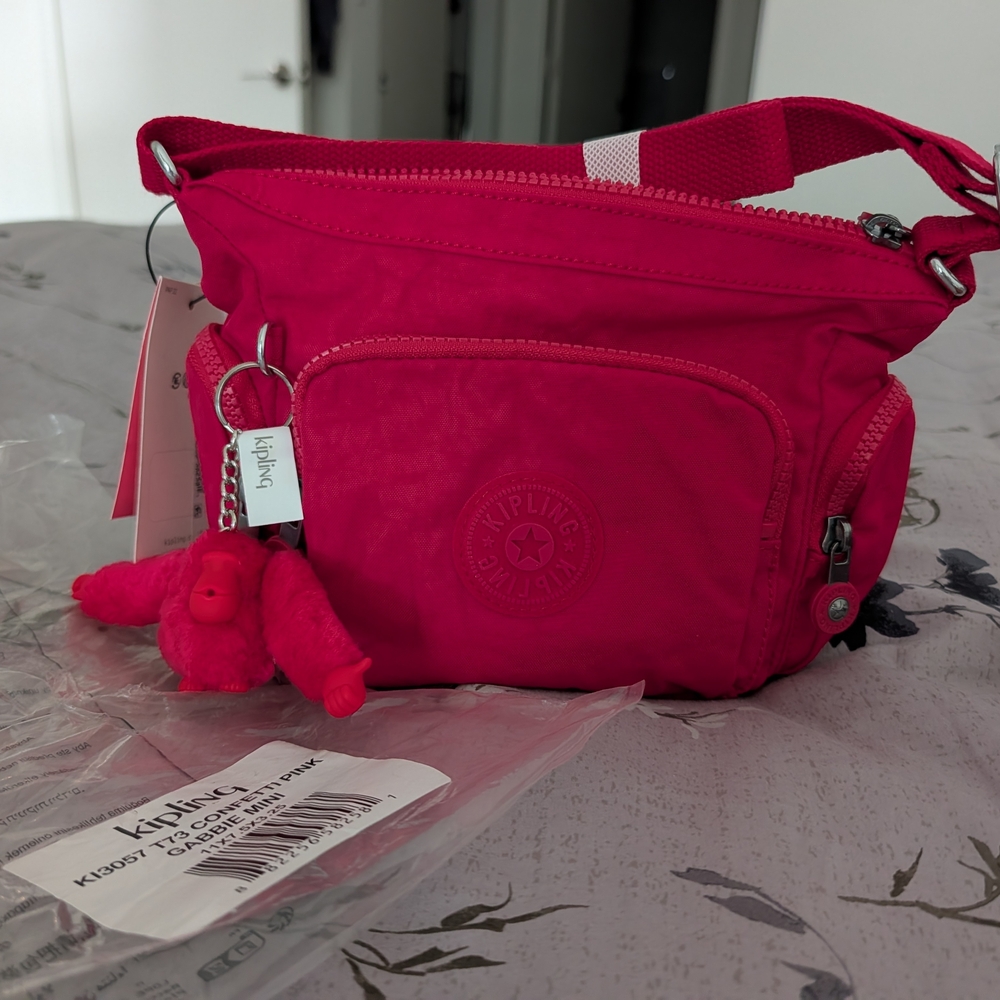 NWT -Kipling Women's Red Crossbody Bag